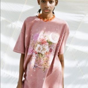 Urban Outfitters Cosmic Floral Oversized Tshirt